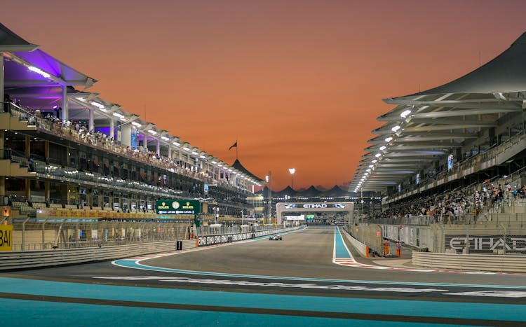 Yas Marina Circuit In Abu Dhabi, United Arab Emirates