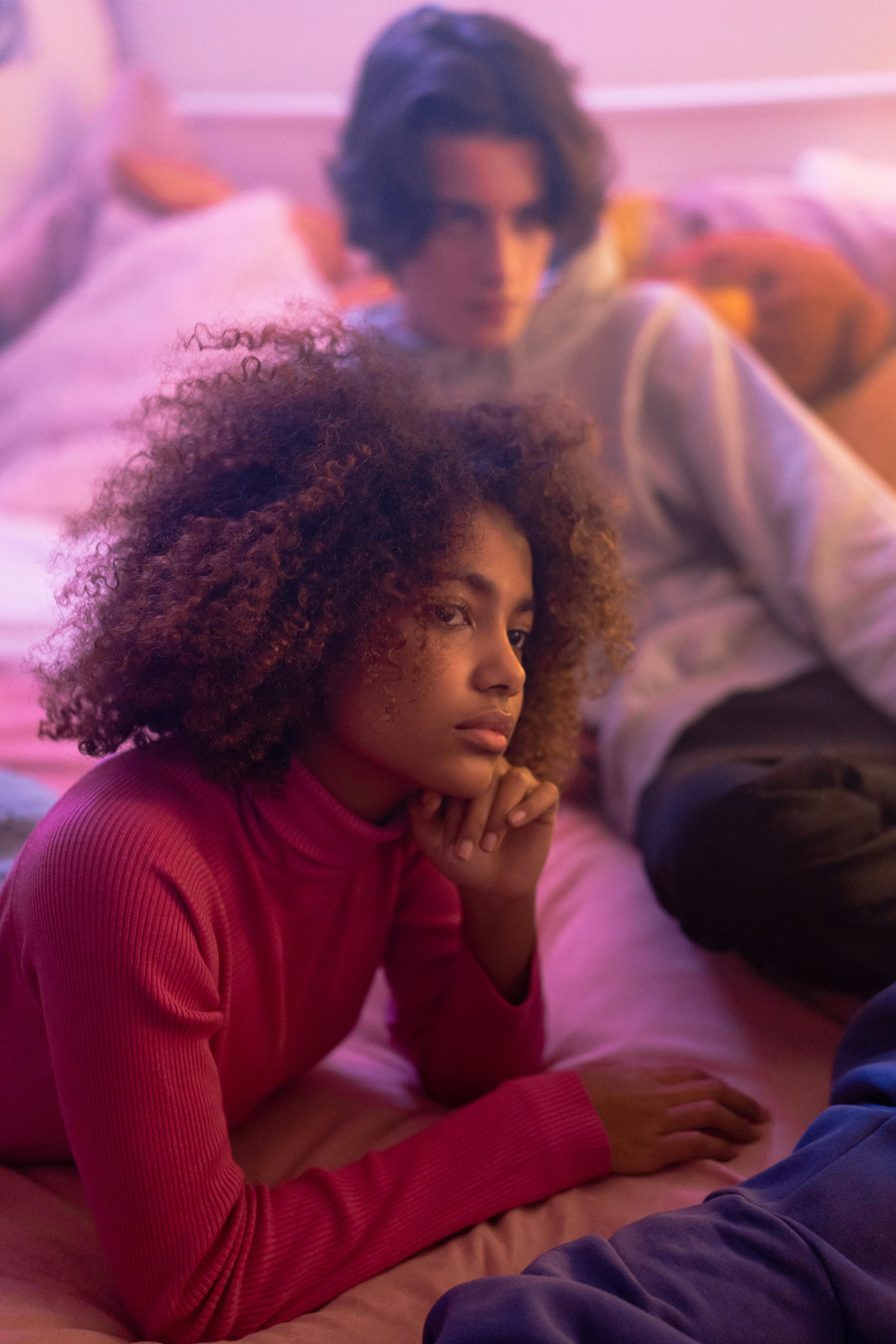  A Couple Spending Time Together in Bed