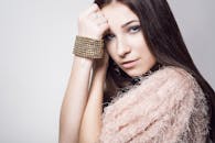 Beautiful Woman Wearing a Bracelet