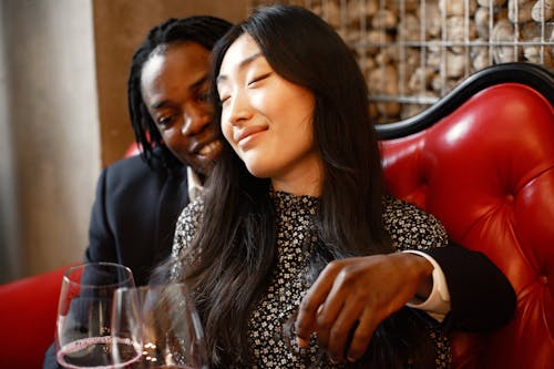 Close-up Photo of Romantic Couple 