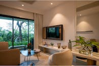 Photo of a Living Room with a Television