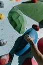 Grip of a Person Doing Wall Climbing