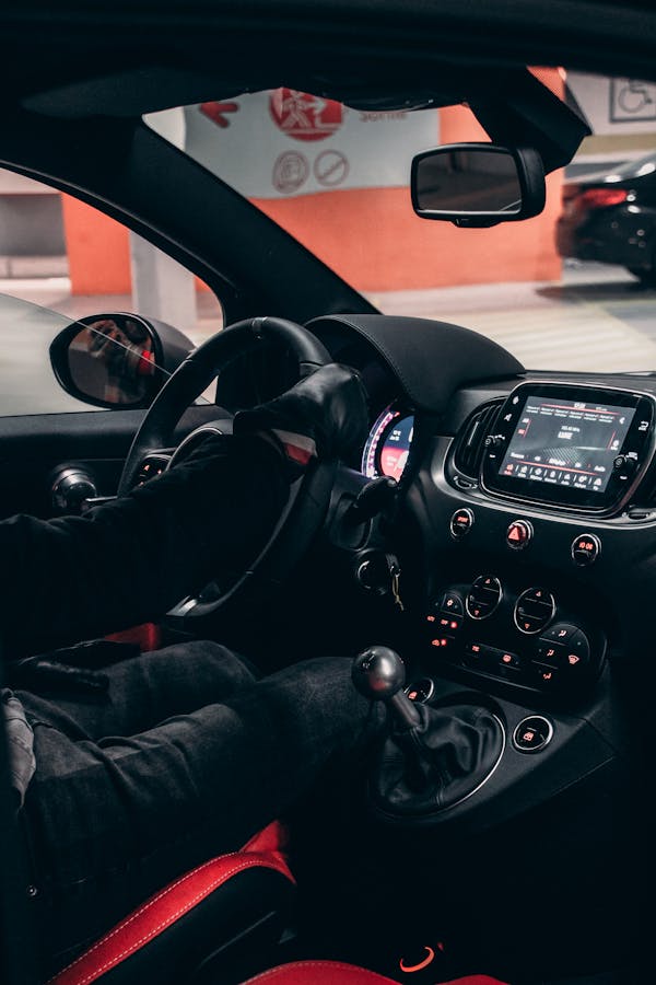 Interior of Modern Car