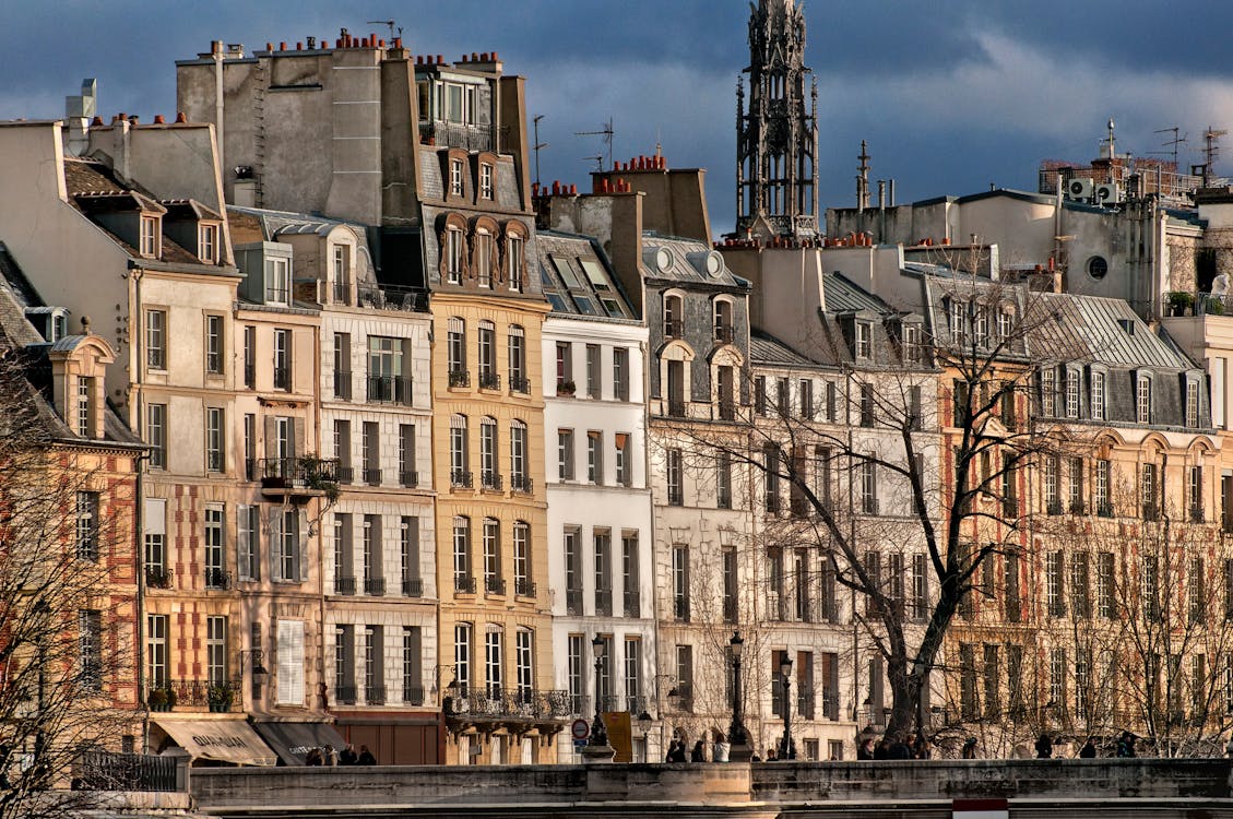Free Place Dauphine in Paris, France Stock Photo