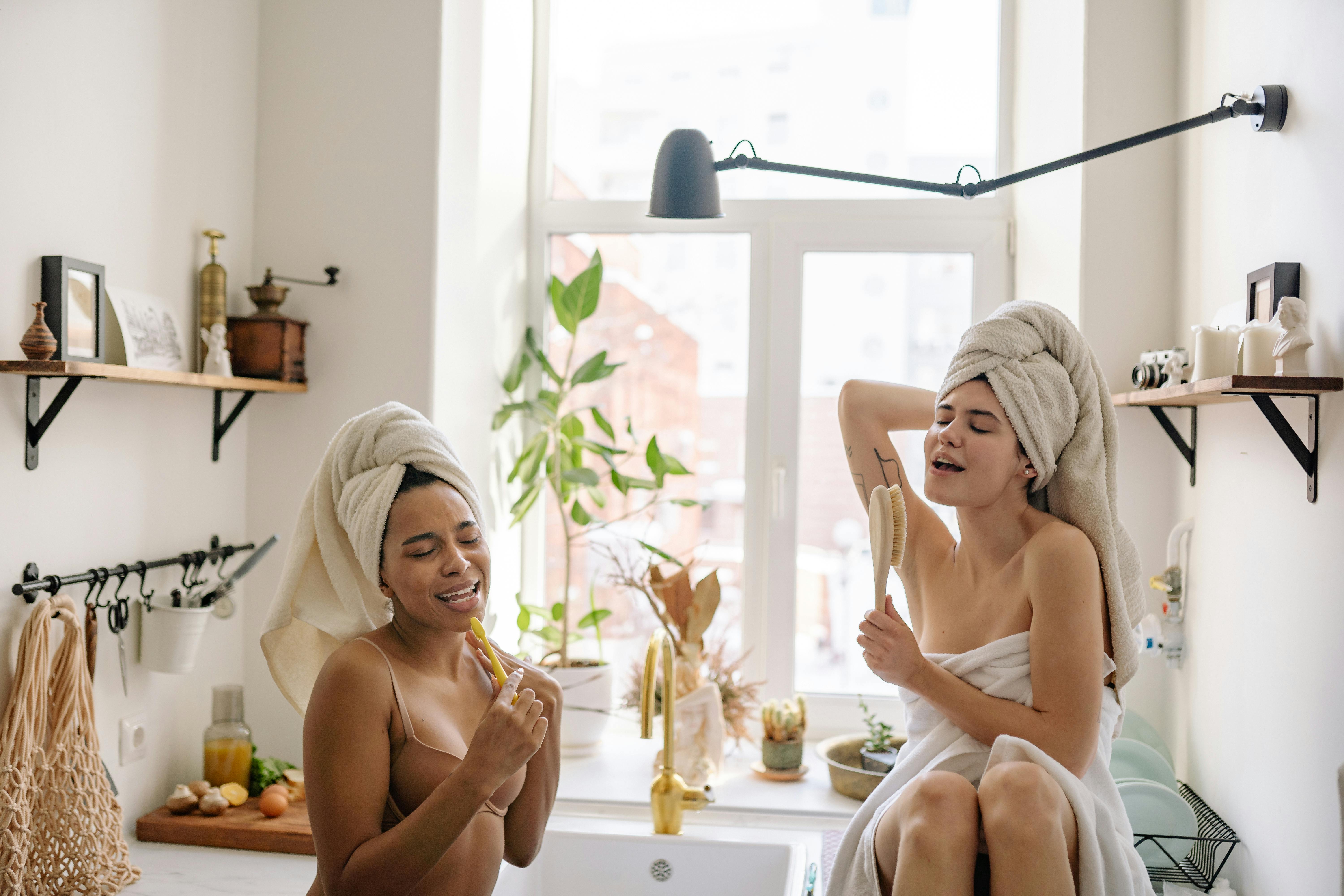 Smile Woman Bath Towel by Hasan Karaca - Pixels