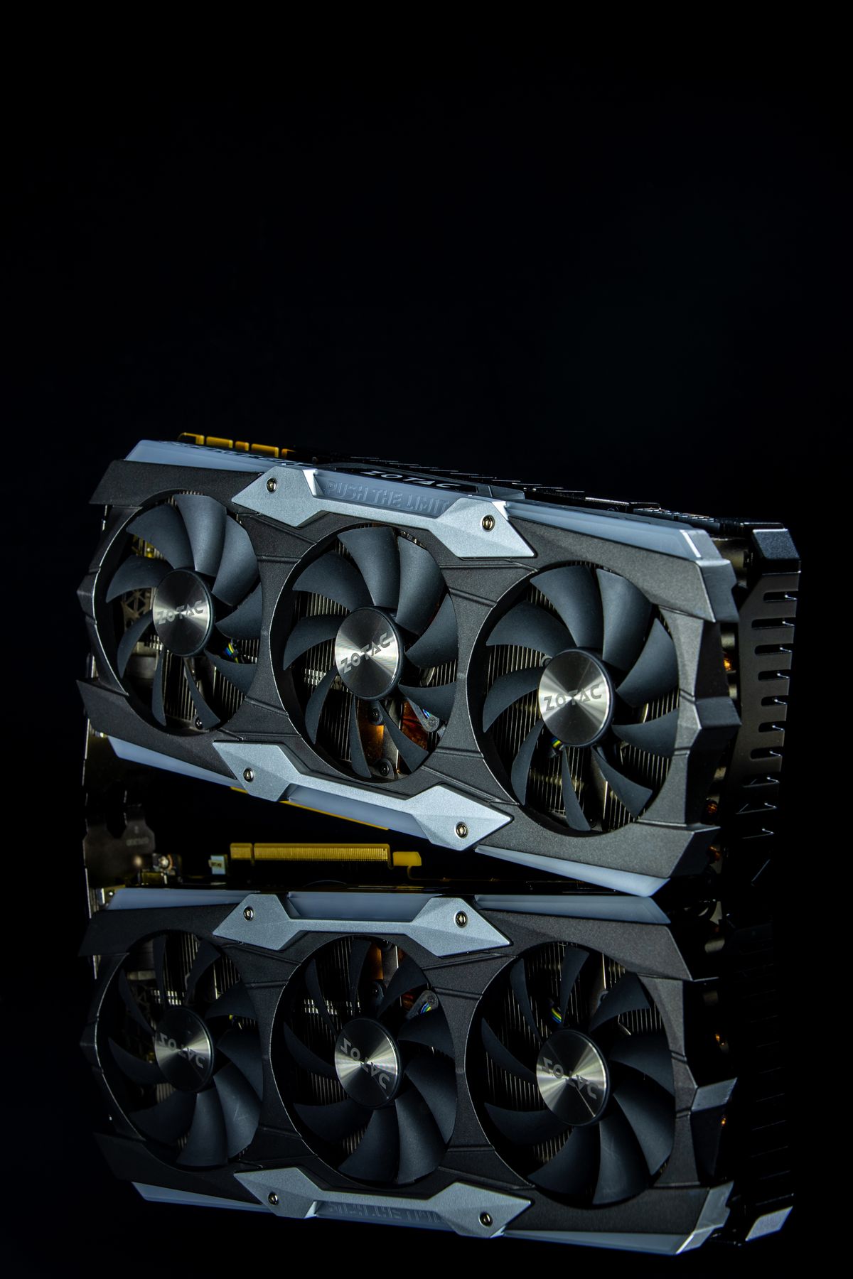 High-performance GPU with triple cooling fans
