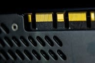 Close Up of Computer Part