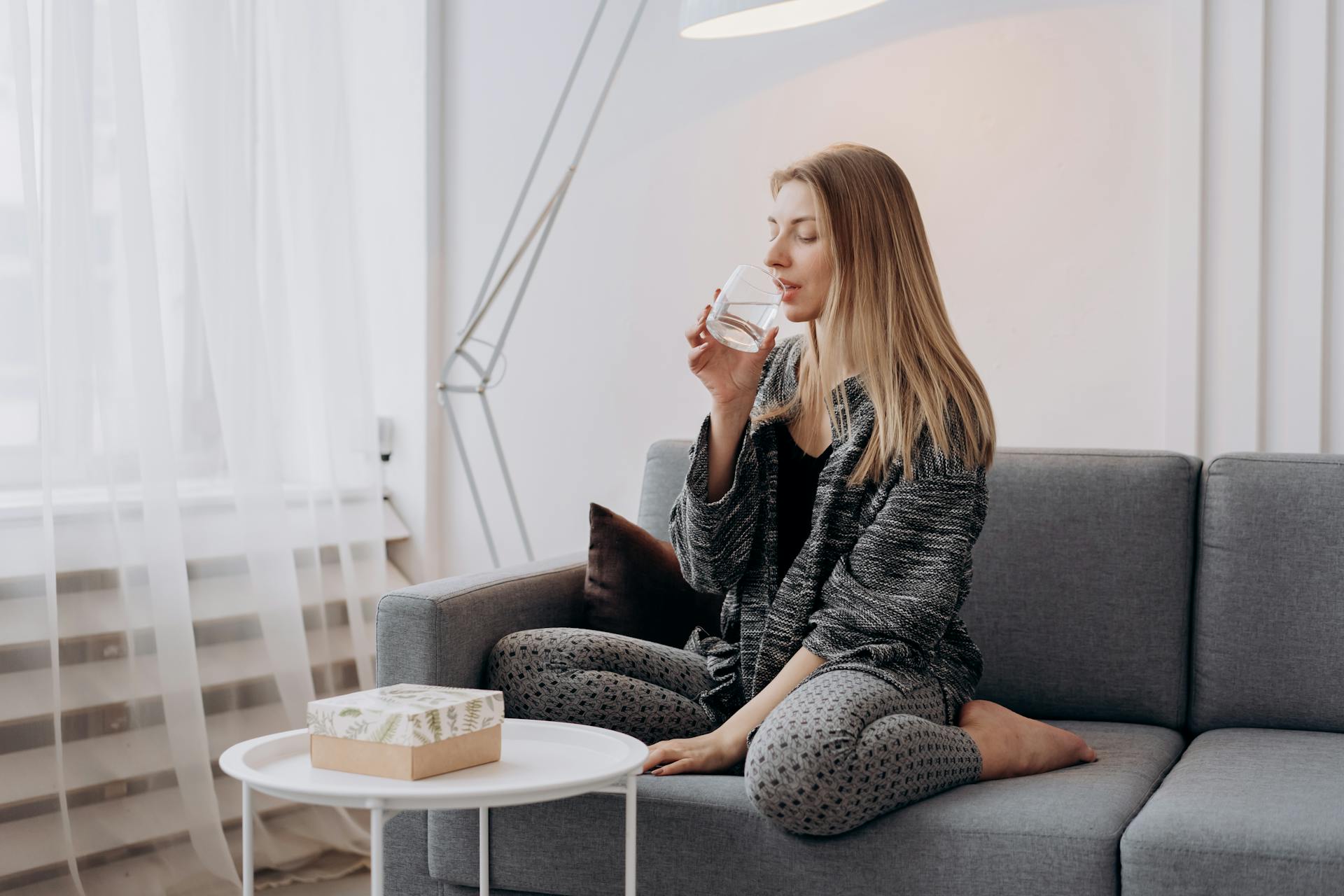 Woman Drinking Water