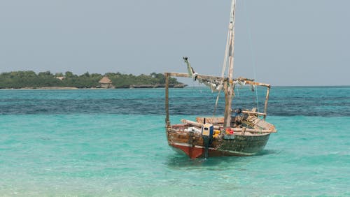 Free stock photo of beach, boat