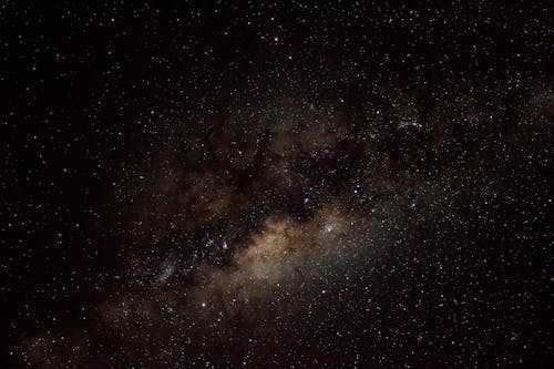 Free The Milky Way Galaxy Across the Night Sky  Stock Photo