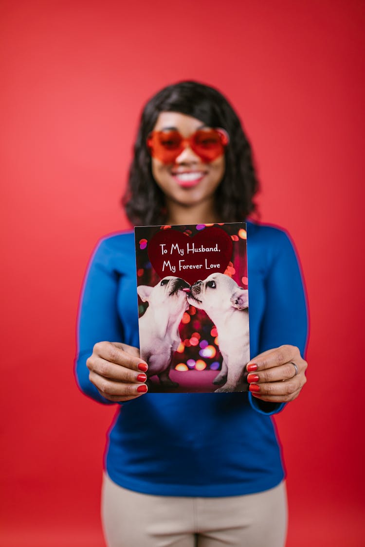 Woman Holding A Book