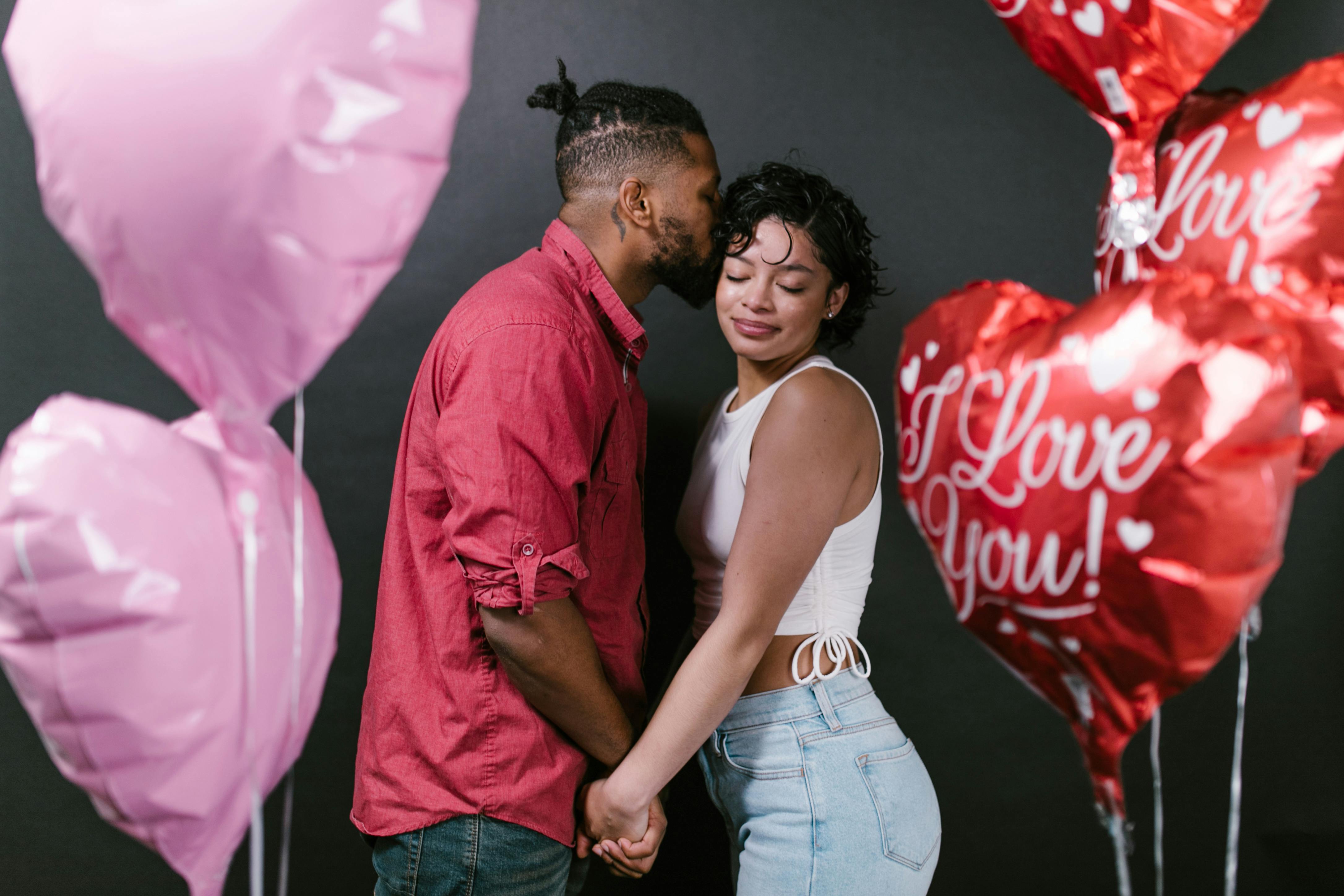 couple celebrating valentine s day