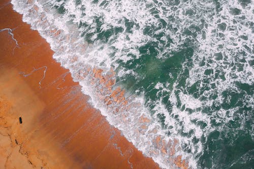 Waves Crashing on the Shore