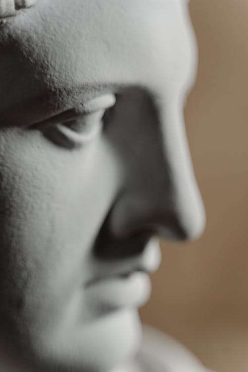 Close-Up Shot of a Statue