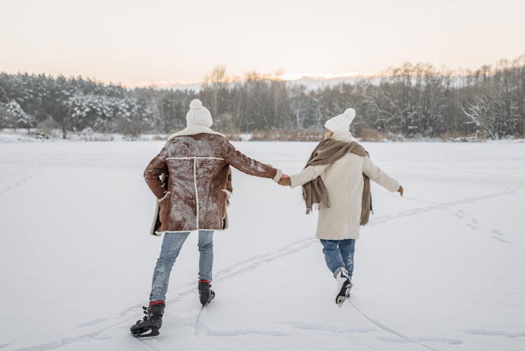 A Couple Ice Skating