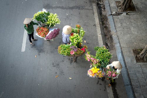 無料 屋台商人, 屋外, 花束の無料の写真素材 写真素材