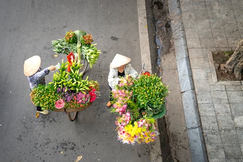 無料 屋台商人, 屋外, 花束の無料の写真素材 写真素材