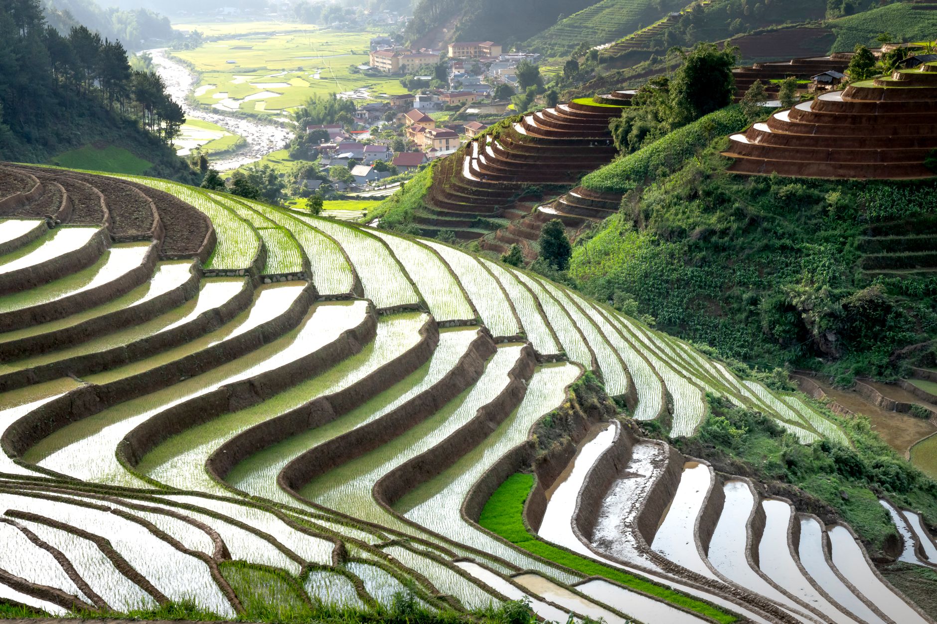 Popular sights in Mu Cang Chai Landmarks in Mu Cang Chai