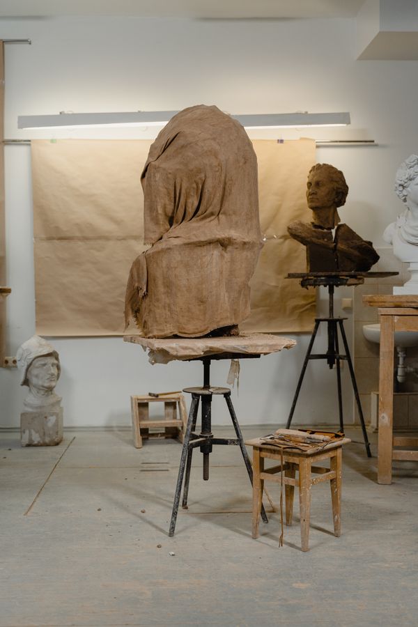 Clay being shaped in a studio, photo by Tima Miroshnichenko on Pexels