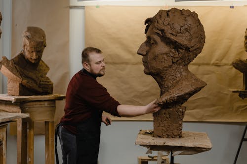 Darmowe zdjęcie z galerii z glina, grafika, mężczyzna