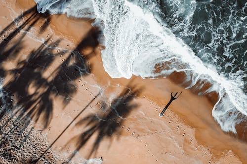 Foto profissional grátis de beira-mar, fotografia aérea, litoral