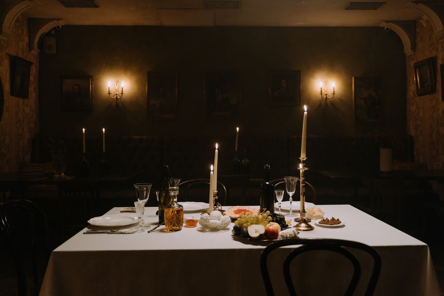 Jantar à luz de velas