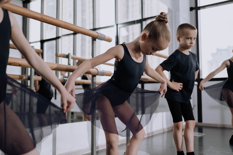 Children Dancing Ballet