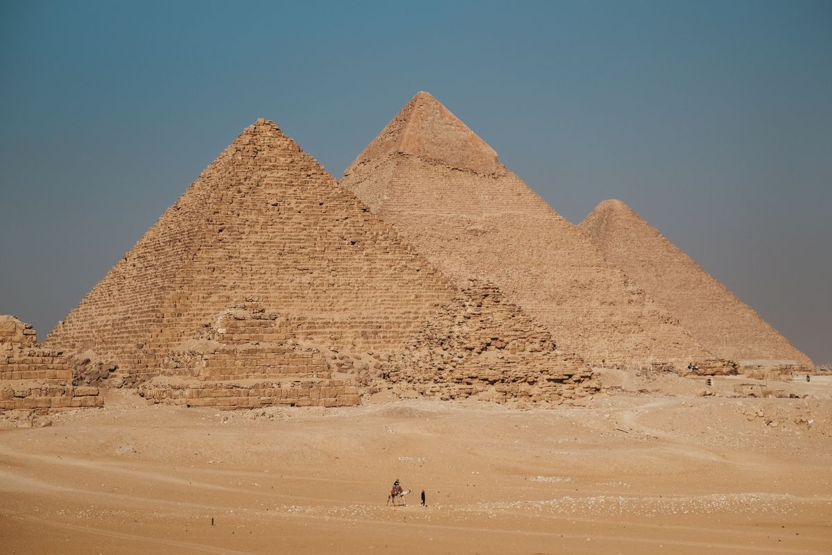 Pyramiden von Gizeh bei einem privaten Tagesprogramm in Kairo