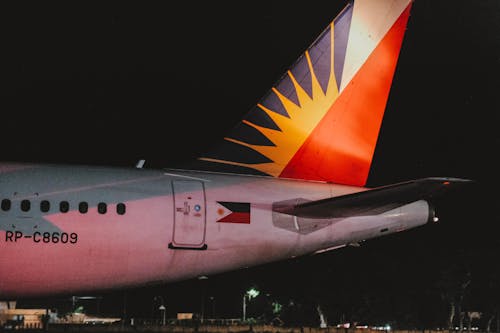 Free Philippine Airplane on Runway Stock Photo