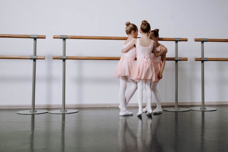 Photograph Of Children In A Ballet Studio