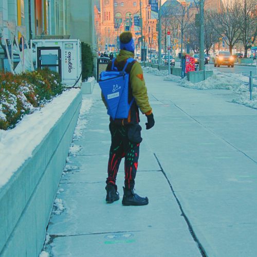 Free stock photo of backpack, blue, fashion Stock Photo