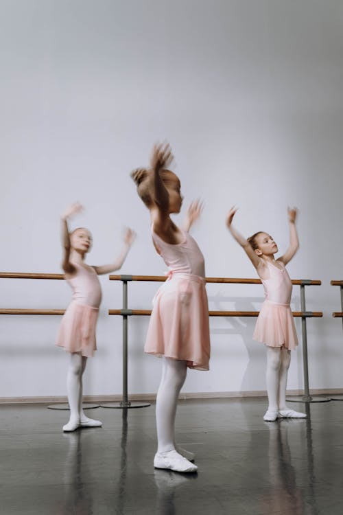 Free Photograph of Children Practicing Ballet Stock Photo
