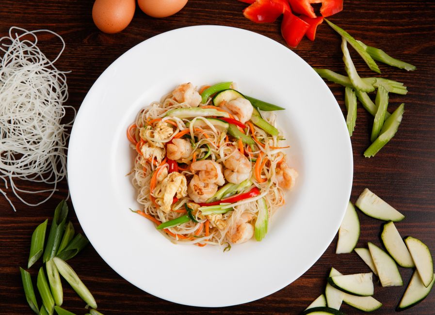 Shrimp Stir-Fry with Snap Peas