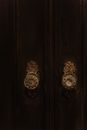 Close Up Shot of a Wooden Door