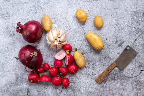 Free Assorted Vegetables on the Floor Stock Photo
