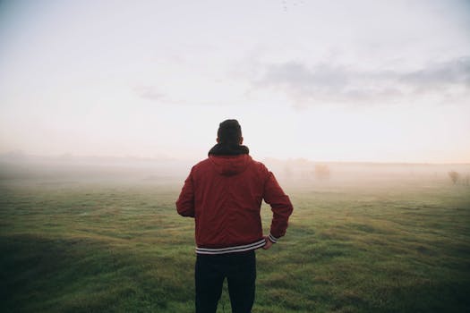 Free stock photo of nature, man, person, fog