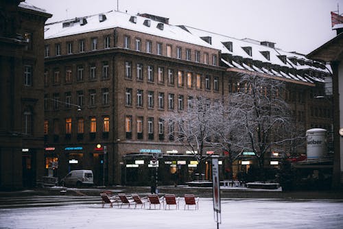 감기, 건물 외관, 겨울의 무료 스톡 사진