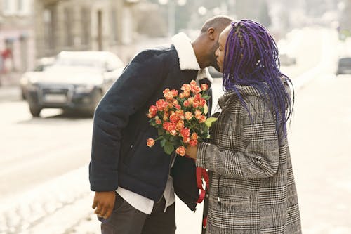 Photos gratuites de amour, baiser, bouquet