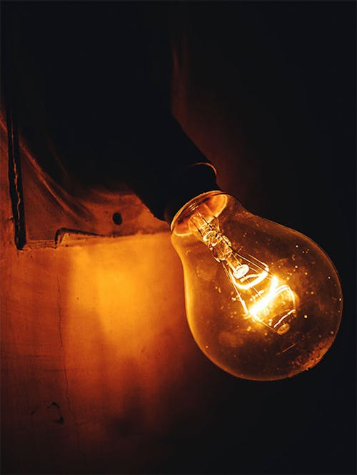 Close-up Photography of a Lightbulb