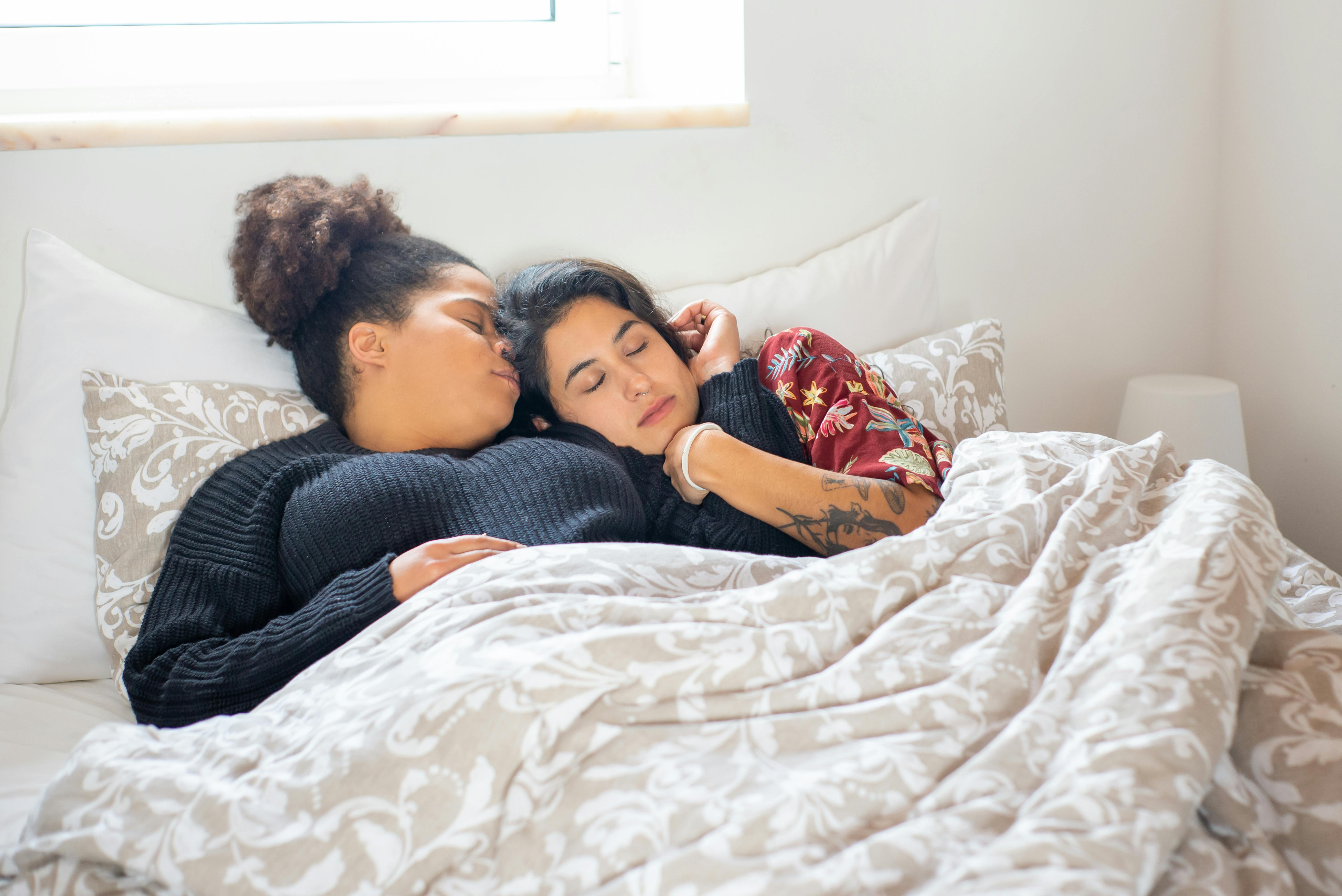 Couple Sleeping on Bed · Free Stock Photo