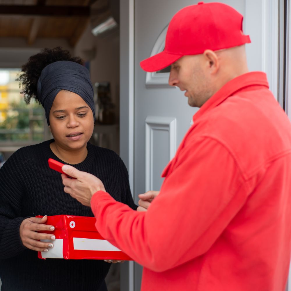 Chorlton — movers delivering furniture from a van