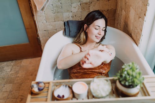 Free stock photo of adult, anxiety, bath