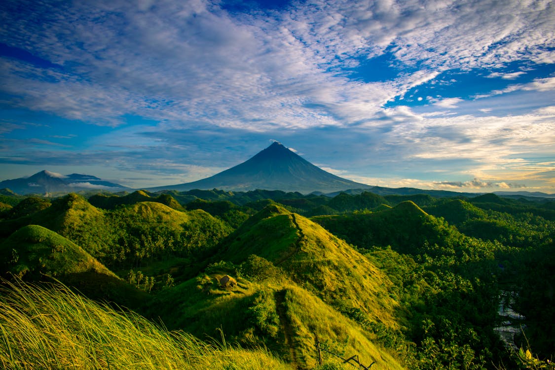 Scenic View of Mountain and Hills