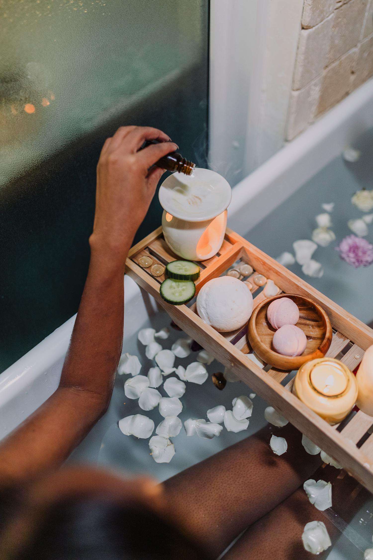 Free stock photo of adult, anxiety, bath salt