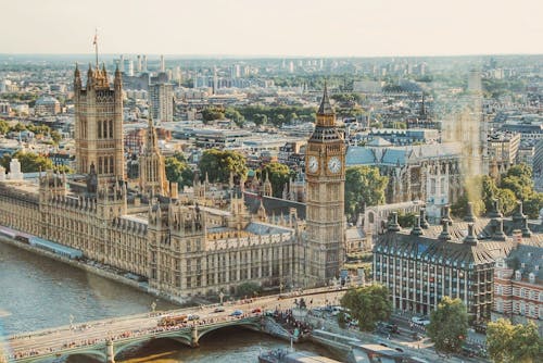 Uitzicht Op De Stad In Londen