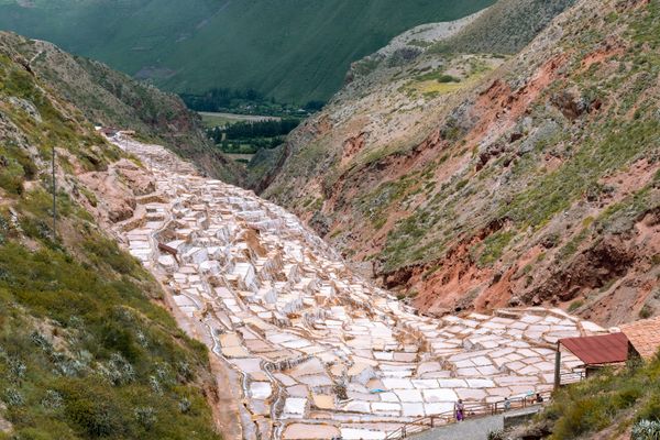 Ancient Inca stonework and sacred architectural ruins in Peru