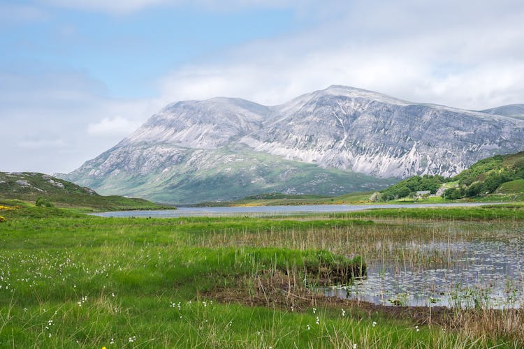 Arkle Mountain In Sutherland, Scotland 