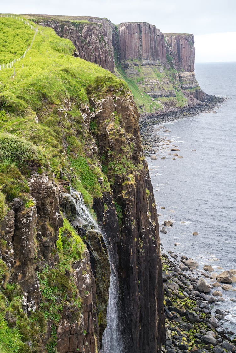 Kilt Rock Cliffs In Scotland 