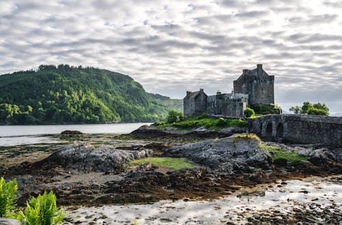 Old Castle by a Lake 