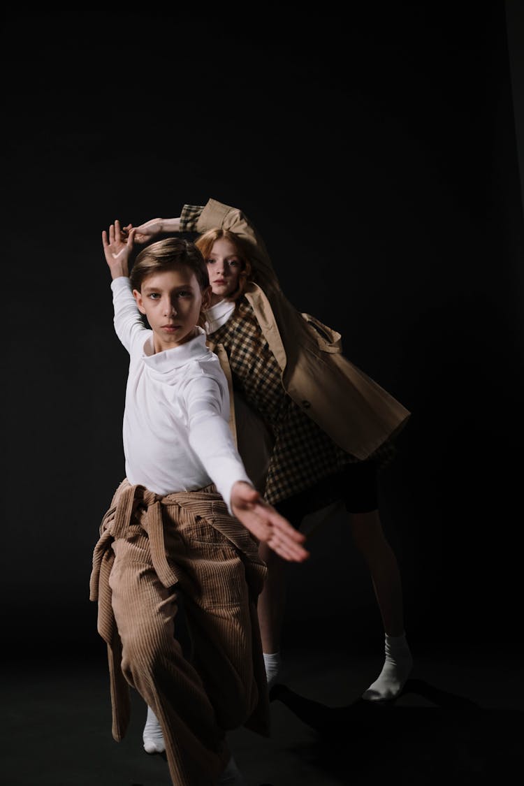 A Boy And Girl Dancing Together